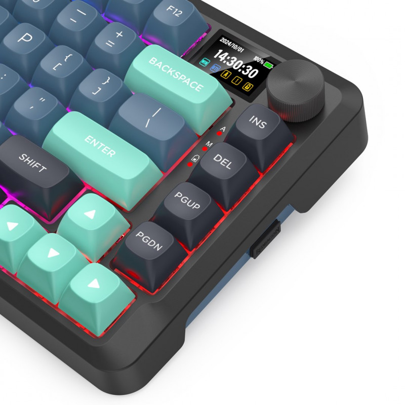 Redragon K724GBG-RGB-PRO Behemoth spēļu tastatūra, 75 %, RGB