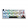 ONIKUMA MT501 spēļu tastatūra, 75 %, balta