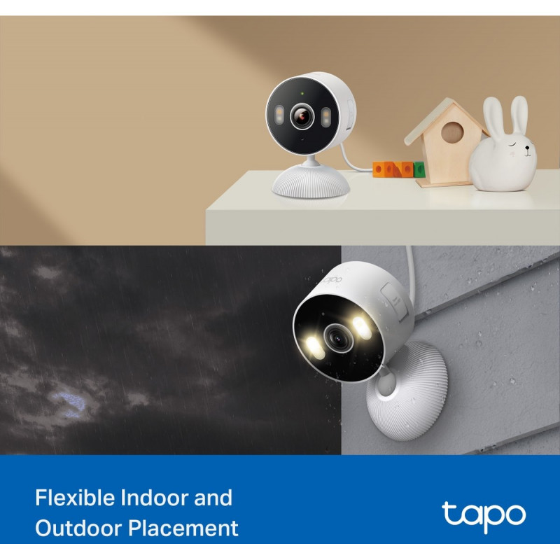 TP-Link Tapo C113 Wi-Fi drošības kamera, telpām un ārpus telpām, 3 MP