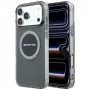 Mercedes AMG00120 AMG IML Transparent Bicolor Block MagSafe vāciņš iPhone 18 Pro Max / 17 Pro Max, melns/pelēks