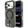 BMW BMW001309 M IML Frosted Metal Logo & Trims MagSafe apvalks iPhone 18 Pro / 17 Pro, melns