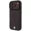 BMW Sign Frosted IML & Metal Logo MagSafe apvalks iPhone 18 Pro Max / 17 Pro Max, bordo