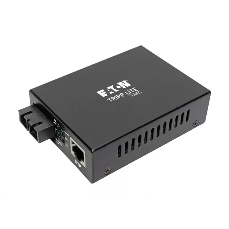 Tripp Lite N785-INT-SC-SM Gigabit vienmodas optiskās šķiedras–Ethernet mediju pārveidotājs, 10/100/1000, SC, 1310 nm, 20 km