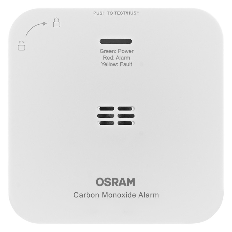 Osram SMART+ WiFi oglekļa monoksīda (CO) detektors, balts