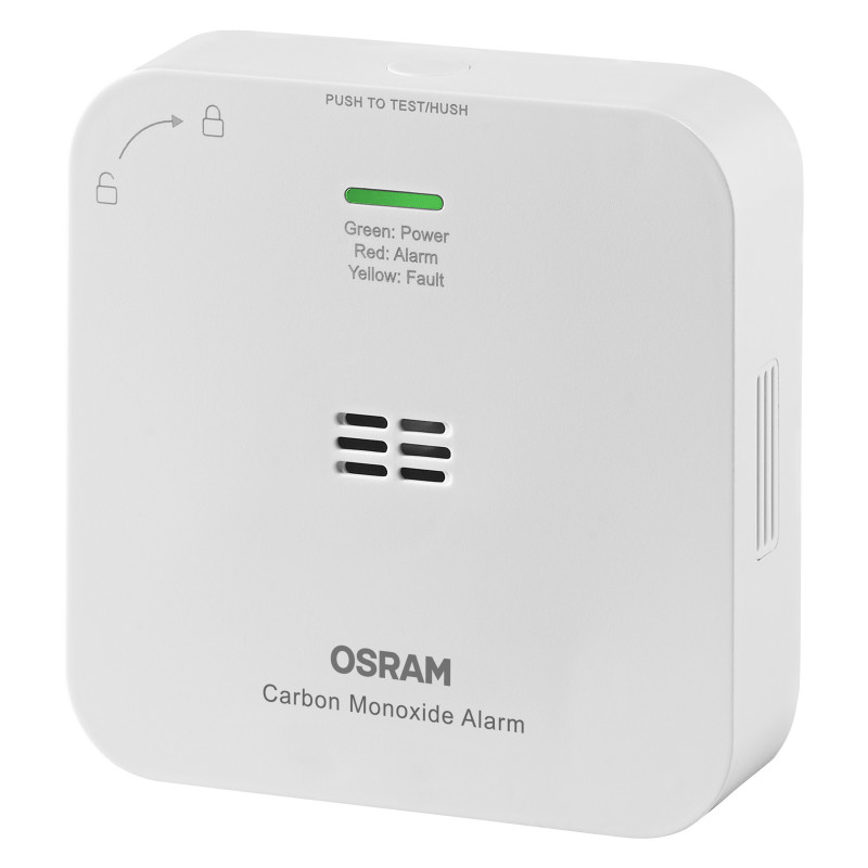Osram SMART+ WiFi oglekļa monoksīda (CO) detektors, balts