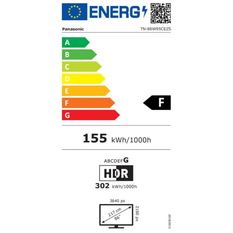 Panasonic TN-86W95CEZS 4K Ultra HD Mini-LED viedtelevizors, Google TV