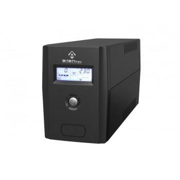 Alantec AP-BK800-02 nepārtrauktās barošanas avots UPS 800VA/480W, Tower, LCD, 2× CEE 7/3, USB, VRLA 1×9Ah