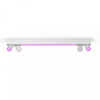 Philips Hue White & Color Ambiance Centris Spot gaismeklis, 4 gaismas punkti, 4200 lm, balts