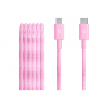 Apple USB-C–USB-C pītais kabelis, 1,5 m, rozā