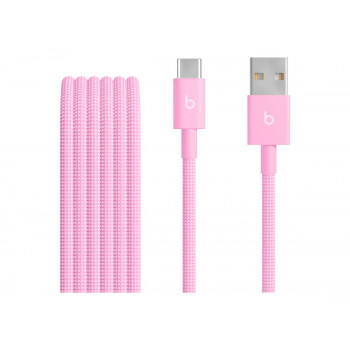 Apple USB-A–USB-C pītais kabelis, 1,5 m, rozā