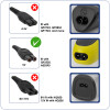 Akyga AK-PD-10 USB uzlādes kabelis Philips OneBlade, 1,8 m