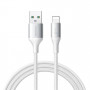 Joyroom S-A28 Flash Series USB-A – Lightning kabelis, 2 m, 3 A, balts