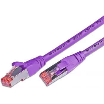 Wirewin PKW-PIMF-KAT6 2.0 VT RJ45 savienojuma kabelis, Cat6, S/FTP, LSOH, violets