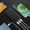 Veger A10 (W1065) ārējais akumulators, 10000 mAh, 5 V 2 A, melns