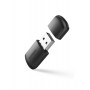 Ugreen divjoslu ārējais USB tīkla adapteris, WiFi 11ac AC650, melns (CM448)