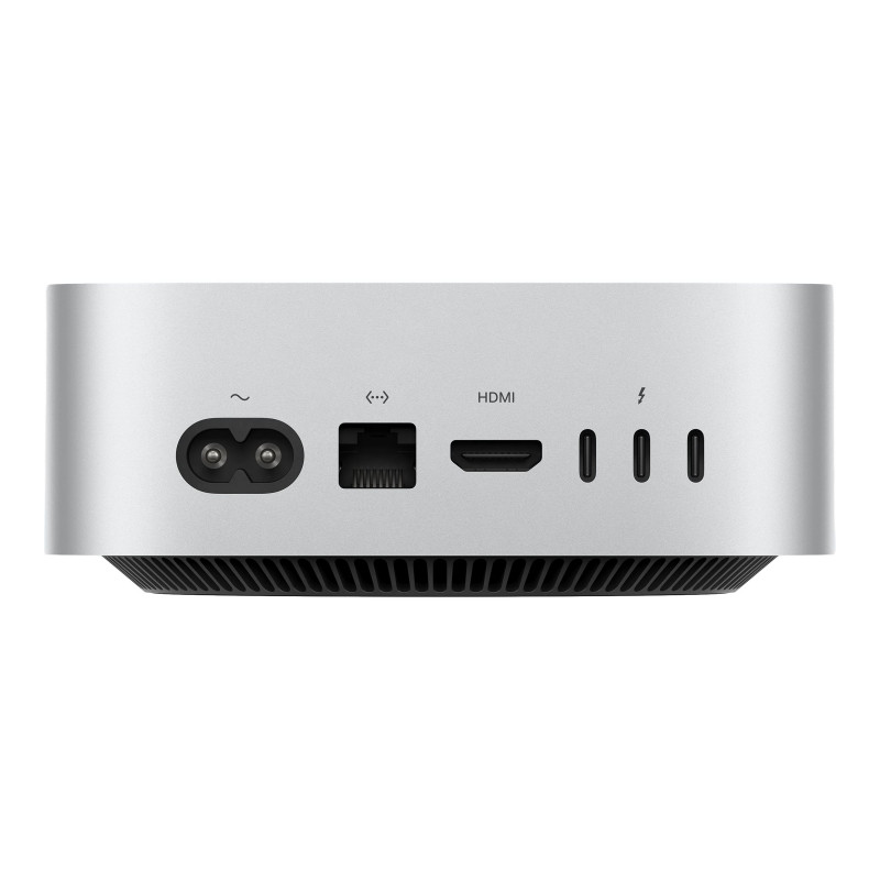 Apple Mac mini (M6, 12 kodolu procesors, 12 kodolu grafikas procesors), 16 GB vienotā atmiņa, 512 GB SSD disks