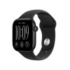 Apple Watch Series 12 GPS + Cellular 42 mm viedpulkstenis, melnā alumīnija korpuss, melna sporta siksniņa, M/L, MJG14ZR/A