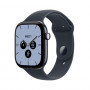 Apple Watch Series 12 GPS + Cellular 46 mm, nakts zilais keramikas korpuss, tumši zilā sporta siksniņa, S/M