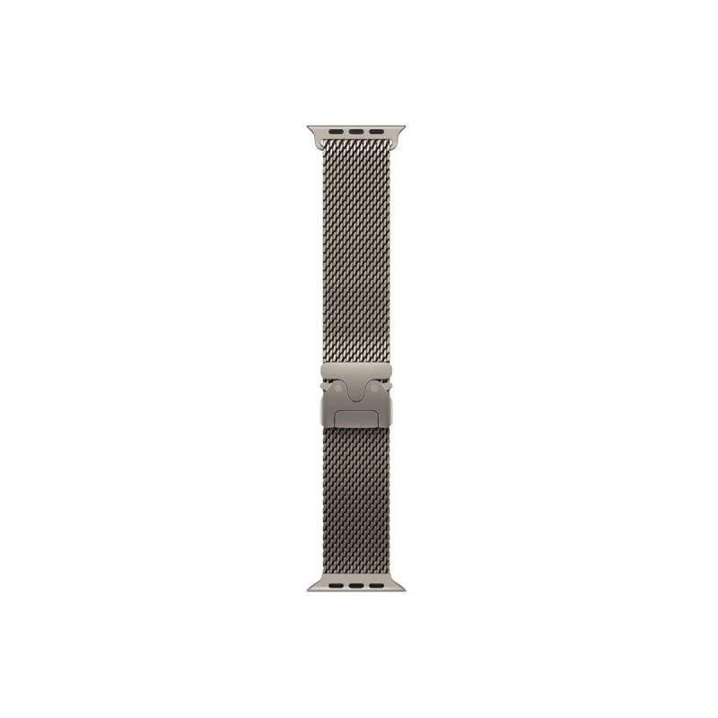 Apple MK0E4ZM/A Apple Watch titāna Milānas siksniņa, 49 mm, dabīgā titāna krāsā, Large