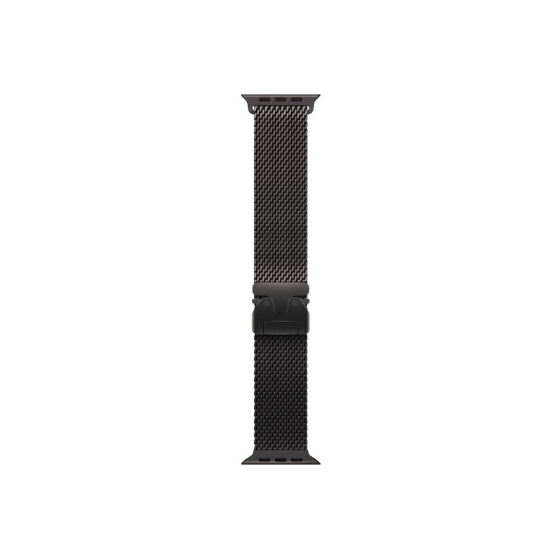 Apple MK0G4ZM/A Apple Watch titāna Milānas siksniņa, 49 mm, melnā titāna krāsā, Medium