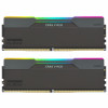 Klevv Cras V RGB KD5AGUA80-64B300G DDR5-6400 CL30 32 GB (2 x 16 GB) atmiņas komplekts, melns