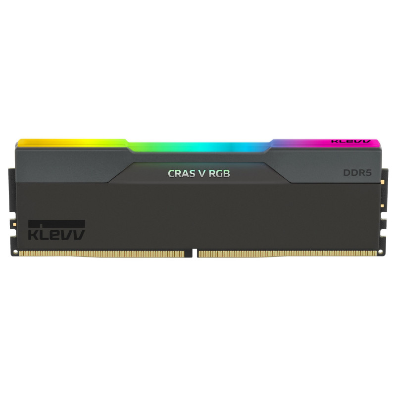 Klevv Cras V RGB KD5AGUA80-64B300G DDR5-6400 CL30 32 GB (2 x 16 GB) atmiņas komplekts, melns