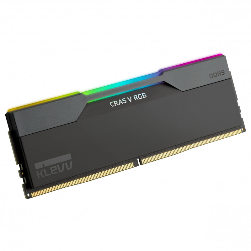 Klevv Cras V RGB KD5AGUA80-64B300G DDR5-6400 CL30 32 GB (2 x 16 GB) atmiņas komplekts, melns