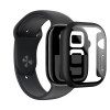 AmazingThing Radix Glass aizsargvāciņš Apple Watch 42 mm, rūdīts stikls, melns