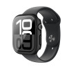 AmazingThing Radix Glass aizsargvāciņš Apple Watch 42 mm, rūdīts stikls, melns