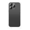 AmazingThing AR Aluminum 3 Lens Glass kameras objektīvu aizsargs ar rāmi iPhone 16 Pro / 16 Pro Max, melns