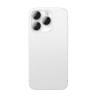 AmazingThing AR Aluminum 3 Lens Glass kameras objektīvu aizsargs ar rāmi iPhone 16 Pro / 16 Pro Max, sudraba krāsas