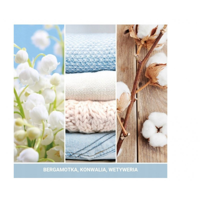 Yankee Candle Ultimate Clean Cotton piekarināms auto gaisa atsvaidzinātājs