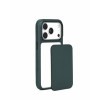 Mujjo Troubadour modulārs ādas vāciņš Apple iPhone 18 Pro / 17 Pro, ar MagSafe, obsidiāna zaļš