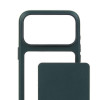 Mujjo Troubadour modulārs ādas vāciņš Apple iPhone 18 Pro / 17 Pro, ar MagSafe, obsidiāna zaļš