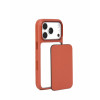 Mujjo Troubadour modulārs ādas vāciņš Apple iPhone 18 Pro / 17 Pro, ar MagSafe, terakotas krāsas
