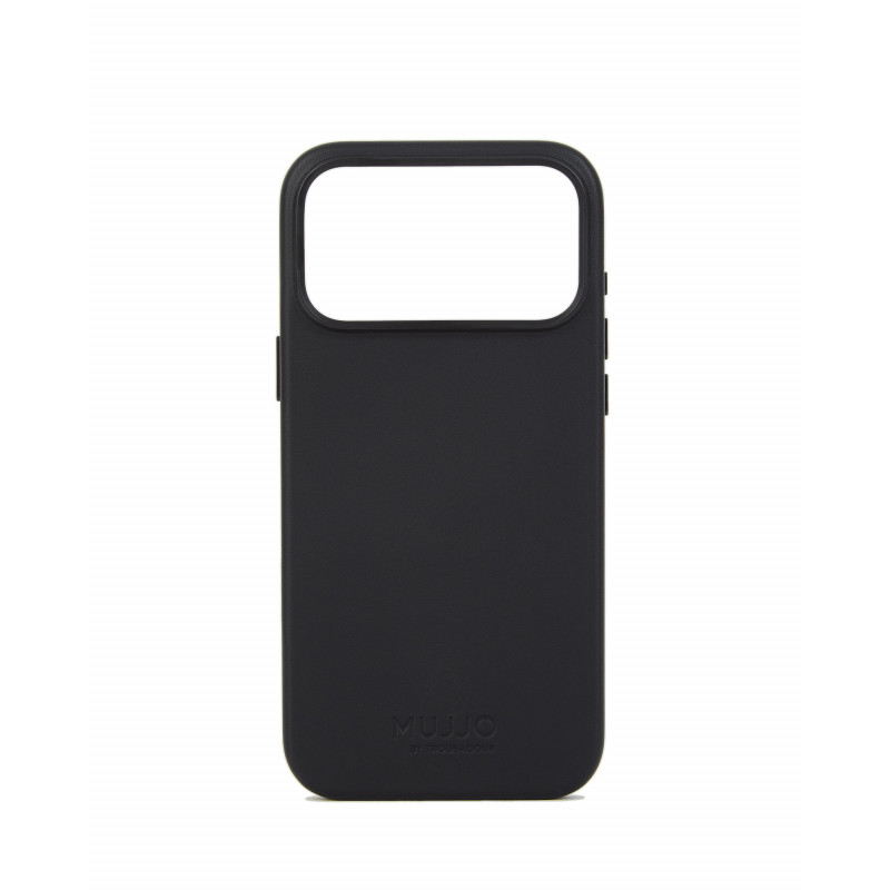 Mujjo Troubadour ādas vāciņš Apple iPhone 18 Pro Max / 17 Pro Max, ar MagSafe, melns