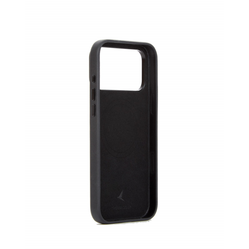 Mujjo Troubadour ādas vāciņš Apple iPhone 18 Pro Max / 17 Pro Max, ar MagSafe, melns
