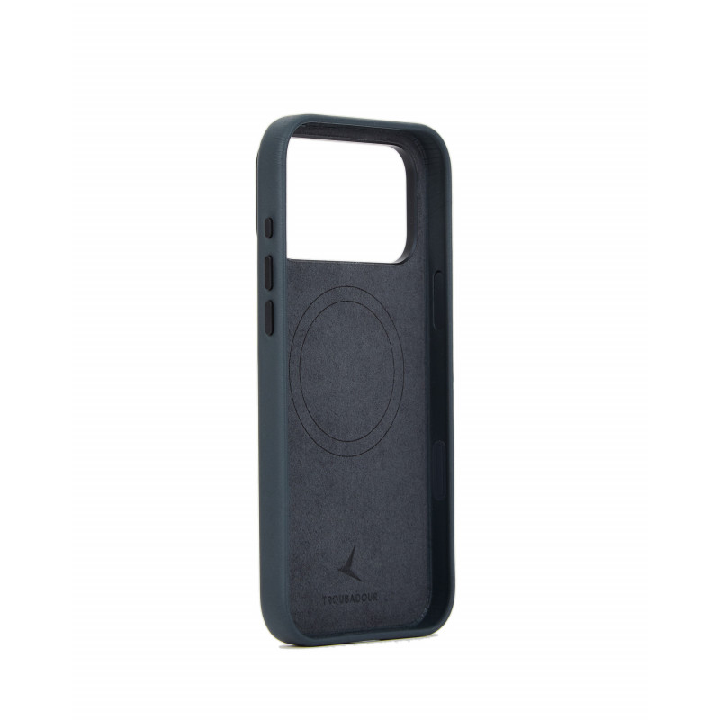 Mujjo Troubadour ādas vāciņš Apple iPhone 18 Pro Max / 17 Pro Max, ar MagSafe, bazalta krāsas
