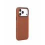 Mujjo Troubadour ādas vāciņš Apple iPhone 18 Pro Max / 17 Pro Max, ar MagSafe, gaiši brūns