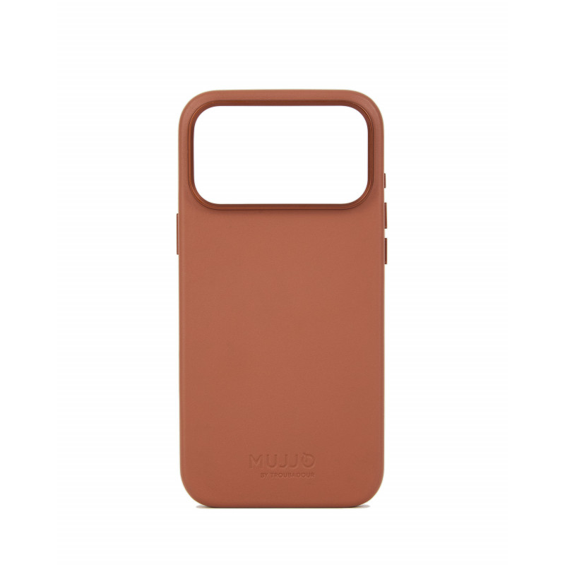 Mujjo Troubadour ādas vāciņš Apple iPhone 18 Pro Max / 17 Pro Max, ar MagSafe, gaiši brūns