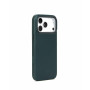 Mujjo Troubadour ādas vāciņš Apple iPhone 18 Pro Max / 17 Pro Max, ar MagSafe, obsidiāna zaļš