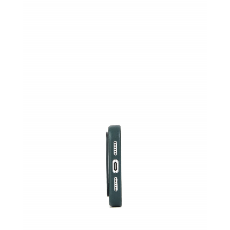 Mujjo Troubadour ādas vāciņš Apple iPhone 18 Pro Max / 17 Pro Max, ar MagSafe, obsidiāna zaļš