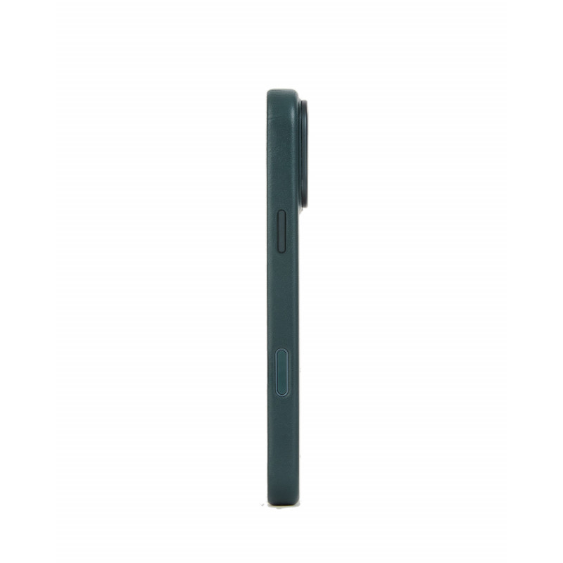 Mujjo Troubadour ādas vāciņš Apple iPhone 18 Pro Max / 17 Pro Max, ar MagSafe, obsidiāna zaļš