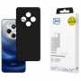 3MK Silicone Case telefona apvalks Xiaomi Redmi 14C / Redmi A4 5G, melns