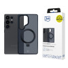 3MK Smoke Case Mag&Stand telefona apvalks Samsung Galaxy S25 Ultra, melns