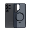 3MK Smoke Case Mag&Stand telefona apvalks Samsung Galaxy S25 Ultra, melns