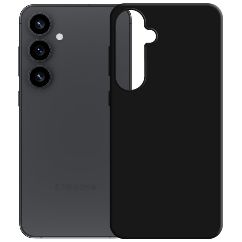 3MK Silicone Case silikona apvalks Samsung Galaxy S25, melns