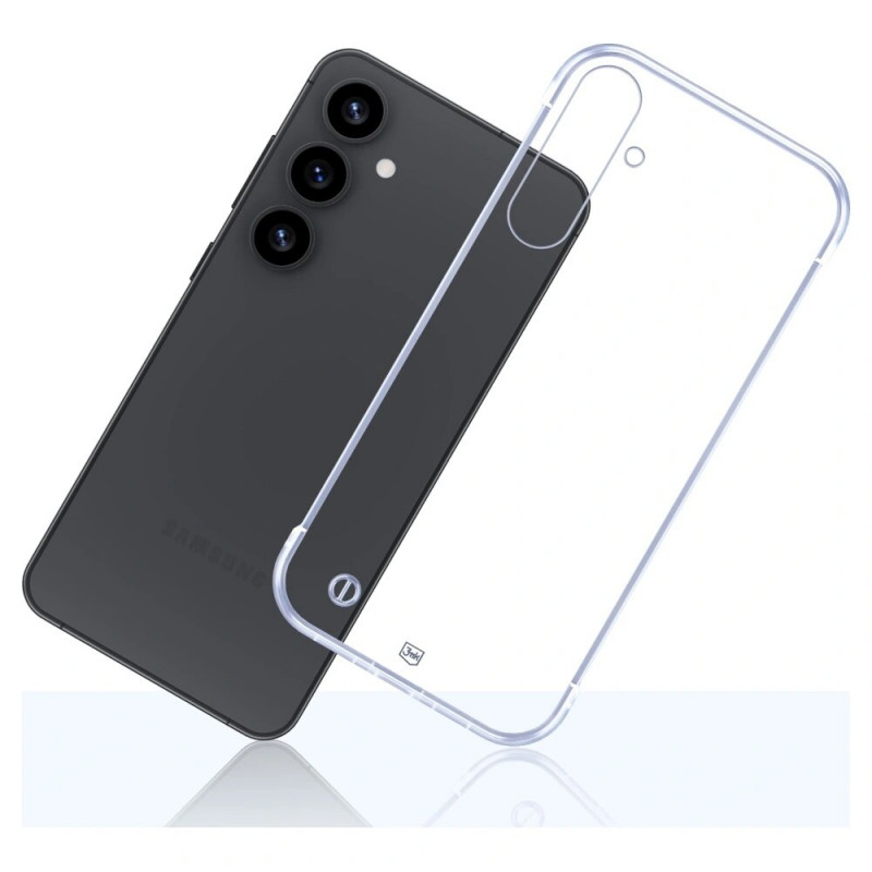3mk Just20g Clear Case apvalks Samsung Galaxy S25+, caurspīdīgs