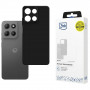 3MK Matt Case apvalks Motorola Moto G15 / G15 Power, melns