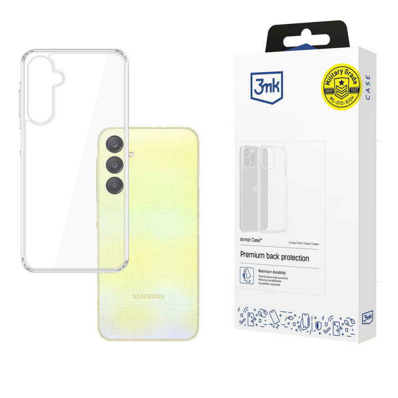 3MK Armor Case apvalks Samsung Galaxy A26 5G, caurspīdīgs